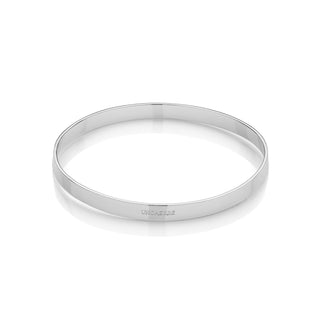 Bracciale rigido argentato Lux unoaerre ( cod.art. 2415)