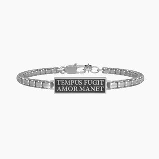Bracciale kidult collezionabile in acciaio 316L e black pvd ( cod.art. 731807)