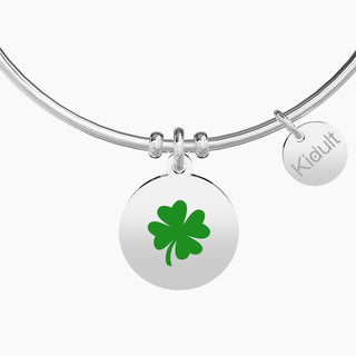 Bracciale collezionabile in acciaio 316L, smalto e cristalli,(Cod.art.731875)