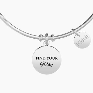 Bracciale kidult collezionabile in acciaio 316L e cristalli ( cod.art. 731063)