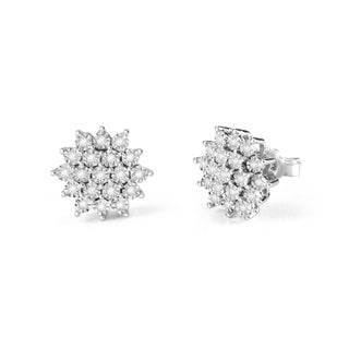Orecchini Bliss in oro bianco con diamanti (cod.art.20067365)