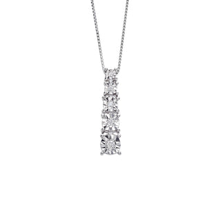 Collana Bliss in oro bianco con diamanti (cod.art. 20073934)