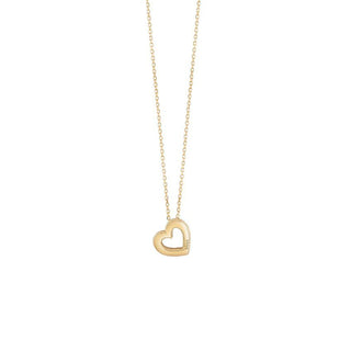 Collana Bliss in oro giallo 9KT con diamante (cod.art. 20091452)