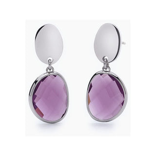 Orecchini Diva Ovali Quarzo Viola 261351