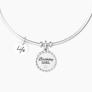 Bracciale kidult collezionabile in acciaio 316L e cristalli ( cod.art. 732097)