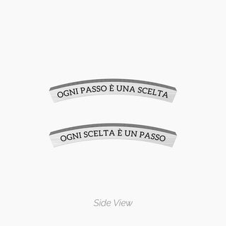 Bracciale kidult collezionabile in acciaio 316L (cod.art. 732116)