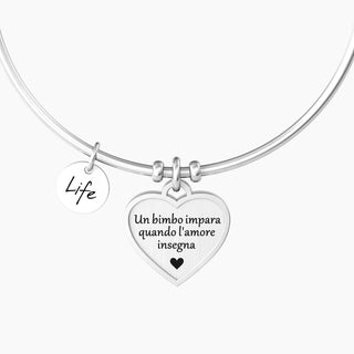 Bracciale kidult collezionabile in acciaio 316L (cod.art. 732142)