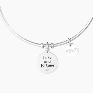 Bracciale kidult collezionabile in acciaio 316L,rose Gold pvd e cristalli (cod.art. 732146)