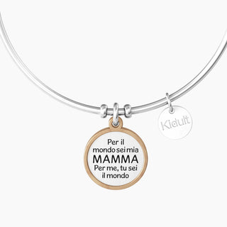 Bracciale kidult collezionabile in acciaio 316L e rose Gold pvd ( cod.art. 732158)