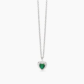 Codice: 553667

Girocollo in argento con smeraldo sintetico a forma di cuoreLOVE AFFAIR