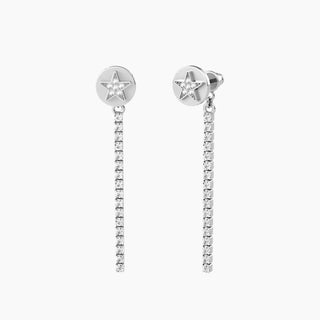 Orecchini kidult collezionabile in acciaio 316L e cristalli ( cod.art. 761012)