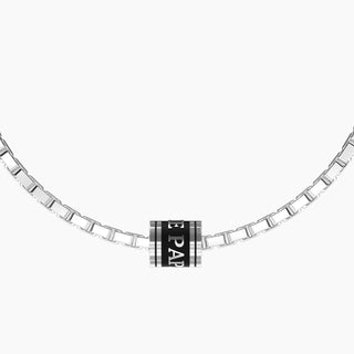 Bracciale kidult collezionabile in acciaio  316L e black pvd ( cod.art. 732274)