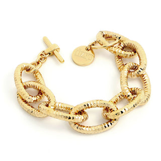 Bracciale in bronzo dorato unoaerre (cod.art. 1900)