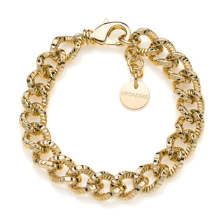 Bracciale Groumette diamantato unoaerre ( cod.art. 2203)