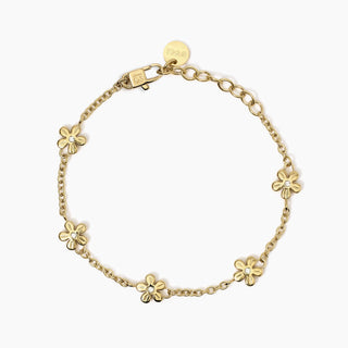 831052

Bracciale dorato con catena rolò e fiori
Style 17