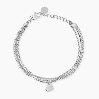 831069

Bracciale con catene e ciondolo cuore
Style 38