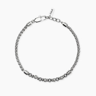 831124

Bracciale con catena spiga in acciaio ed ematite
Style 24