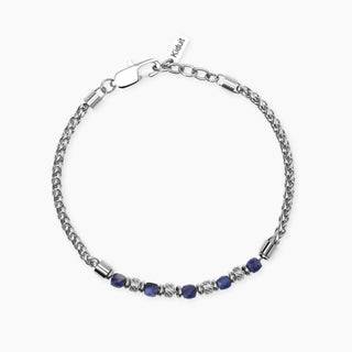 831138

Bracciale in acciaio e sodalite blu
Style 24