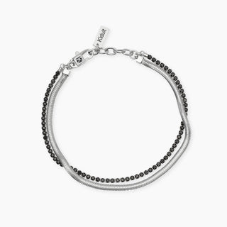831100

Bracciale con catena snake e tennis di cristalli
Style 10