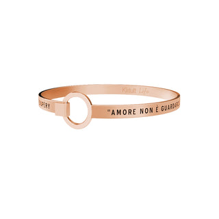Bracciale kidult collezionabile in acciaio 316L rose Gold pvd ( cod.art. 731108)