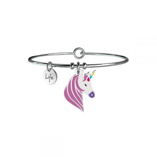 Bracciale kidult collezionabile in acciaio 316L e smalto (cod.art. 731241)