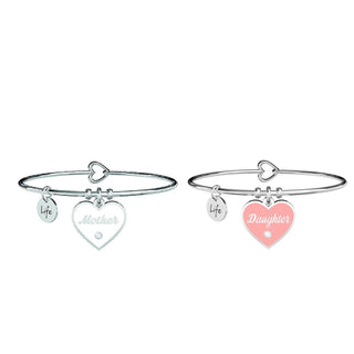 Bracciale kidult collezionabile in acciaio 316L smalto e cristalli ( cod.art. 731719)