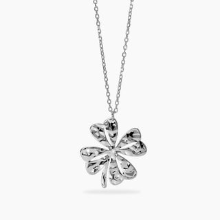 851096 Cod.art.

Collana con quadrifoglio martellato argentato kidult