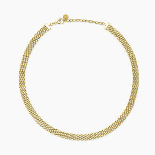 Girocollo regolabile dorato con catena mesh kidult cod.art. 851142