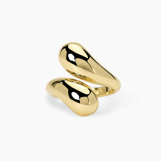 Anello aperto chunky in argento dorato Cod.art.523516