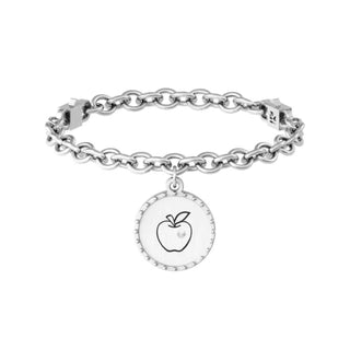 Bracciale kidult collezionabile in acciaio 316L e cristalli ( cod.art. 73005)