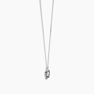 Collana kidult collezionabile in acciaio 316L,black pvd e cristalli( cod.art. 751214)