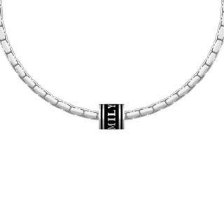 Bracciale kidult collezionabile in acciaio 316L e black pvd .(Cod.art. 732378)