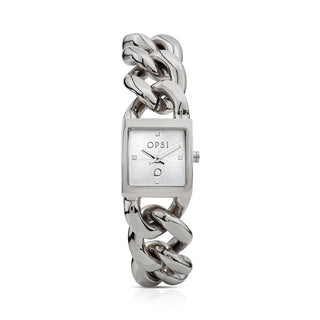 SQUARE CHAIN orologio con cassa e bracciale in metallo (cod.art-11673950)