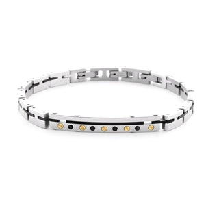Bracciale Uomo 4US CESARE PACIOTTI Steel & Gold - 4UBR6948