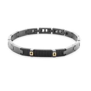 Bracciale Uomo 4US CESARE PACIOTTI Steel & Gold - 4UBR6950