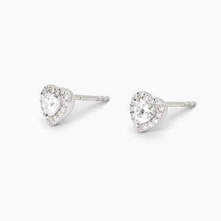 Orecchini in argento con zirconi taglio cuoreLOVE AFFAIR mabina (Cod .art.563742)