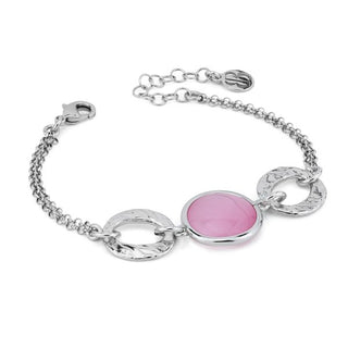 XB1034R Bracciale con cristallo rosa chiaro