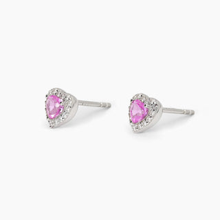 Orecchini in argento con tormaline sintetiche taglio cuoreLOVE AFFAIR (cod.art.563744)