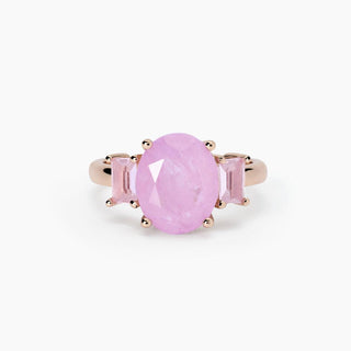 Anello con fusion stone rosa ovaleSantorini(cod.art.523419)
