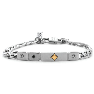 Bracciale Uomo 4US Cesare Paciotti Acciaio Rosa Dei Venti Oro 	(cod.art.4UBR7804 )