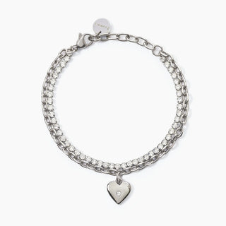 Bracciale Tennis con Cuore 2Jewels(cod.art. 232316)