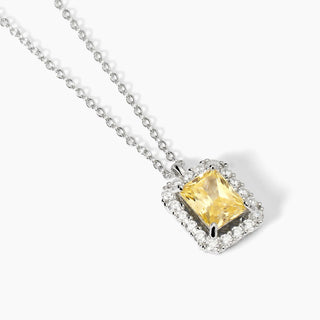 Girocollo in argento con zircone LemonDESIDERIO INFINITO mabina (cod.art.553653)