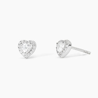Orecchini in argento con zirconi taglio cuoreLOVE AFFAIR mabina (Cod .art.563742)