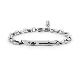 Bracciale Uomo 4US Cesare Paciotti Acciaio Targhetta(Cod.art. 4UBR8031)