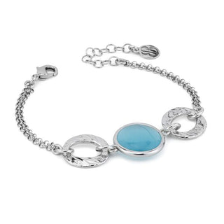 XB1034A Bracciale con cristallo celeste