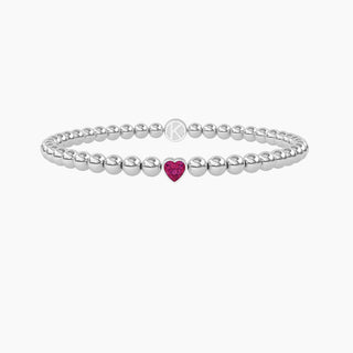 Bracciale collezionabile in acciaio 316L, tormalina sintetica e cristalli,(cod.art.732264)