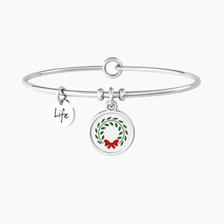 Bracciale collezionabile in acciaio 316L e smalto,(Cod.art.732165)