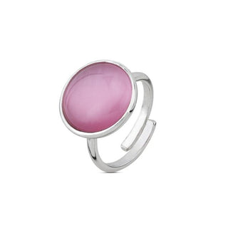 Anello con cristallo rosa chiaro  boccadamo (Cod.art.XAN217R)