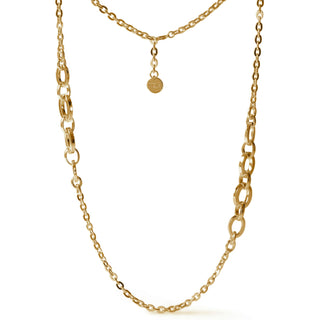Collana dorata lunga unoaerre (cod.art.1933)