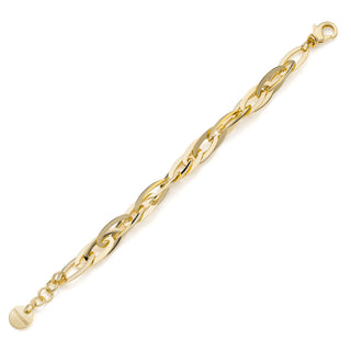Bracciale catena a navette dorato(cod.art.2342)